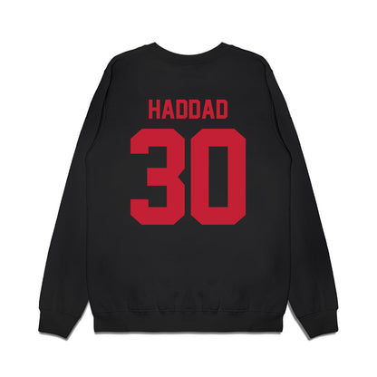 Ohio State - NCAA Football : Cody Haddad - Vintage Helmet Premium Crewneck Sweatshirt-1