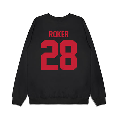 Ohio State - NCAA Football : Leroy Roker - Vintage Helmet Premium Crewneck Sweatshirt-1