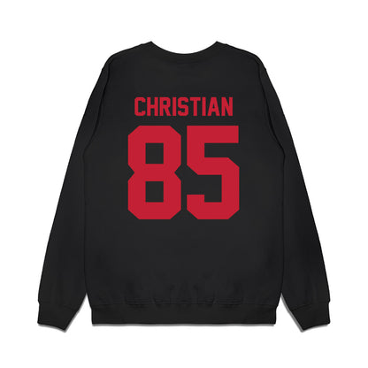 Ohio State - NCAA Football : Bennett Christian - Vintage Helmet Premium Crewneck Sweatshirt-1
