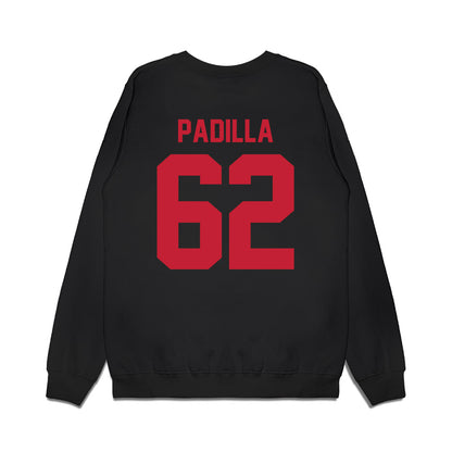 Ohio State - NCAA Football : Josh Padilla - Vintage Helmet Premium Crewneck Sweatshirt-1