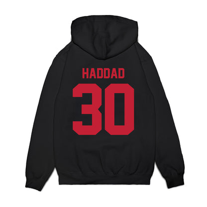 Ohio State - NCAA Football : Cody Haddad - Vintage Helmet Premium Hooded Sweatshirt-1