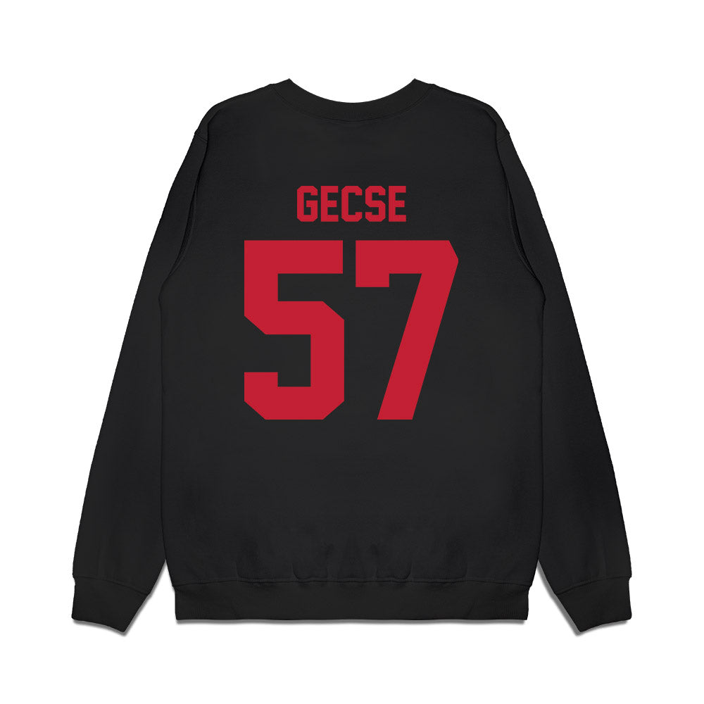 Ohio State - NCAA Football : Ian Gecse - Vintage Helmet Premium Crewneck Sweatshirt-1