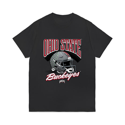 Ohio State - NCAA Football : Jermaine Mathews Jr - Vintage Helmet Comfort Colors T-Shirt-0