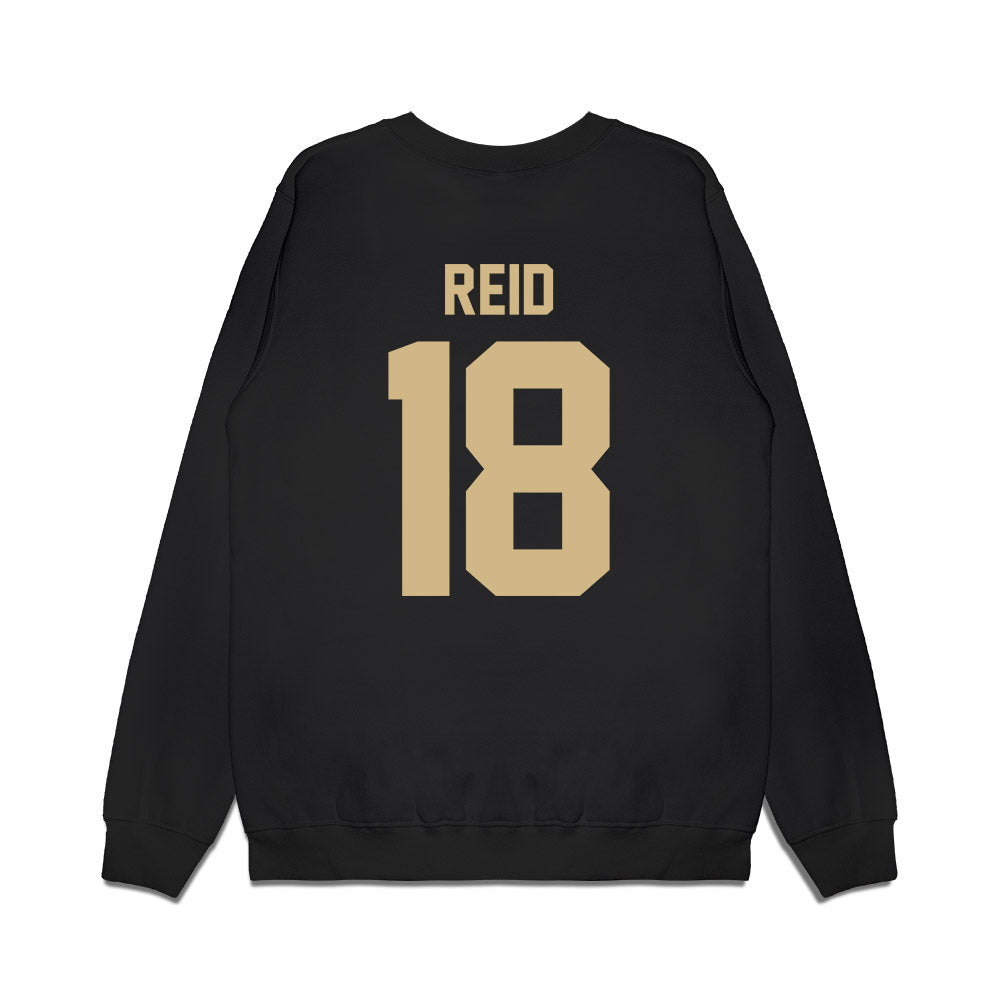 Wake Forest - NCAA Football : Elijah Reid - Vintage Helmet Premium Crewneck Sweatshirt-1