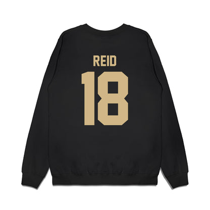 Wake Forest - NCAA Football : Elijah Reid - Vintage Helmet Premium Crewneck Sweatshirt-1