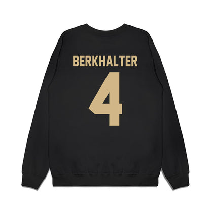 Wake Forest - NCAA Football : Sterling Berkhalter - Vintage Helmet Premium Crewneck Sweatshirt-1
