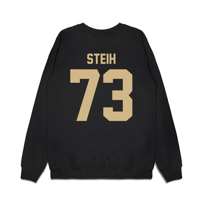 Wake Forest - NCAA Football : George Steih - Vintage Helmet Premium Crewneck Sweatshirt-1