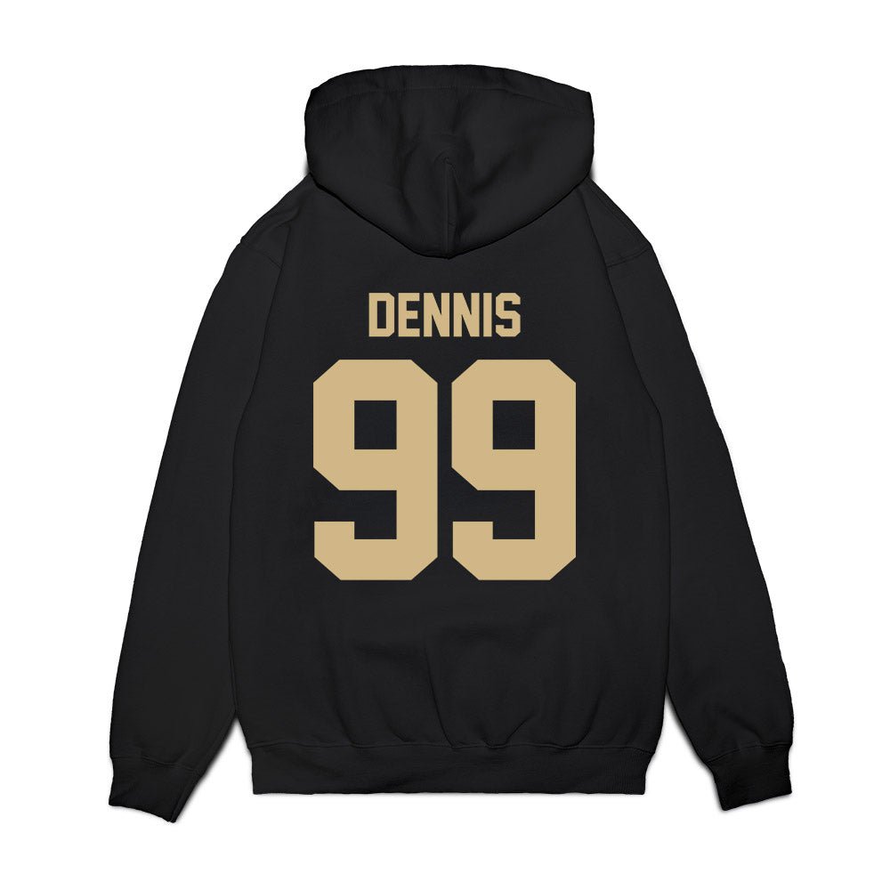 Wake Forest - NCAA Football : Matthew Dennis - Vintage Helmet Premium Hooded Sweatshirt-1