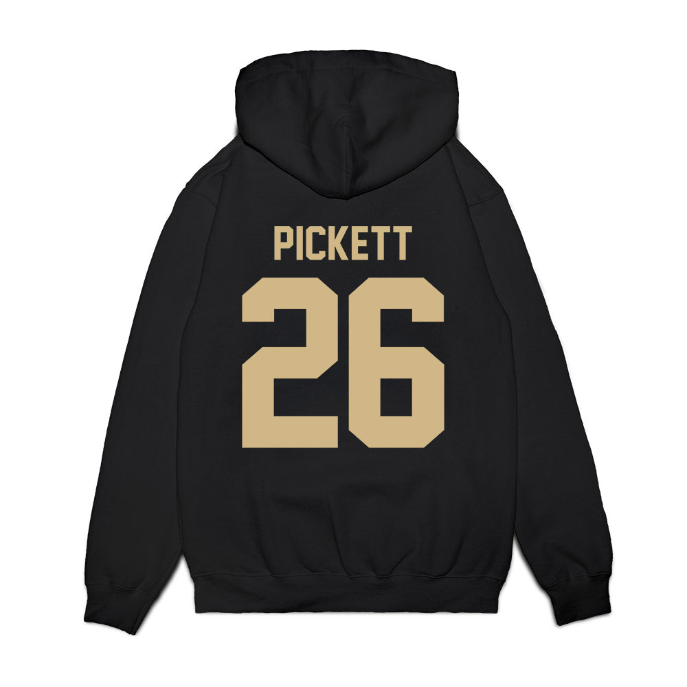 Wake Forest - NCAA Football : Drew Pickett - Vintage Helmet Premium Hooded Sweatshirt-1