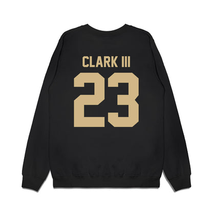 Wake Forest - NCAA Football : Ty Clark III - Vintage Helmet Premium Crewneck Sweatshirt-1