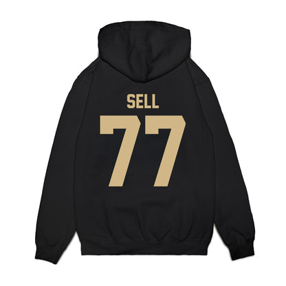 Wake Forest - NCAA Football : George Sell - Vintage Helmet Premium Hooded Sweatshirt-1