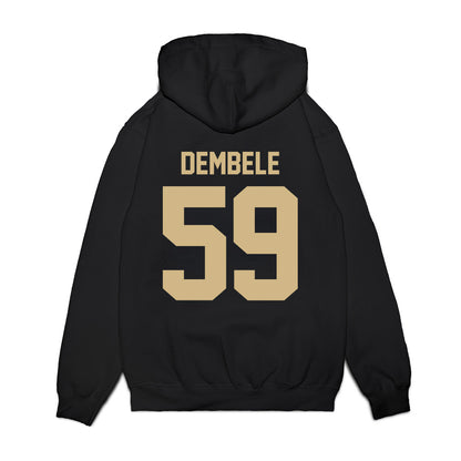 Wake Forest - NCAA Football : Kadear Dembele - Vintage Helmet Premium Hooded Sweatshirt-1