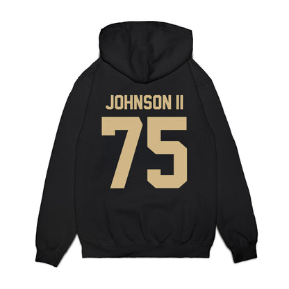 Wake Forest - NCAA Football : Derrell Johnson II - Vintage Helmet Premium Hooded Sweatshirt-1