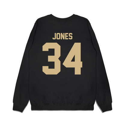 Wake Forest - NCAA Football : Darius Jones - Vintage Helmet Premium Crewneck Sweatshirt-1