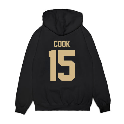 Wake Forest - NCAA Football : Devin Cook - Vintage Helmet Premium Hooded Sweatshirt-1