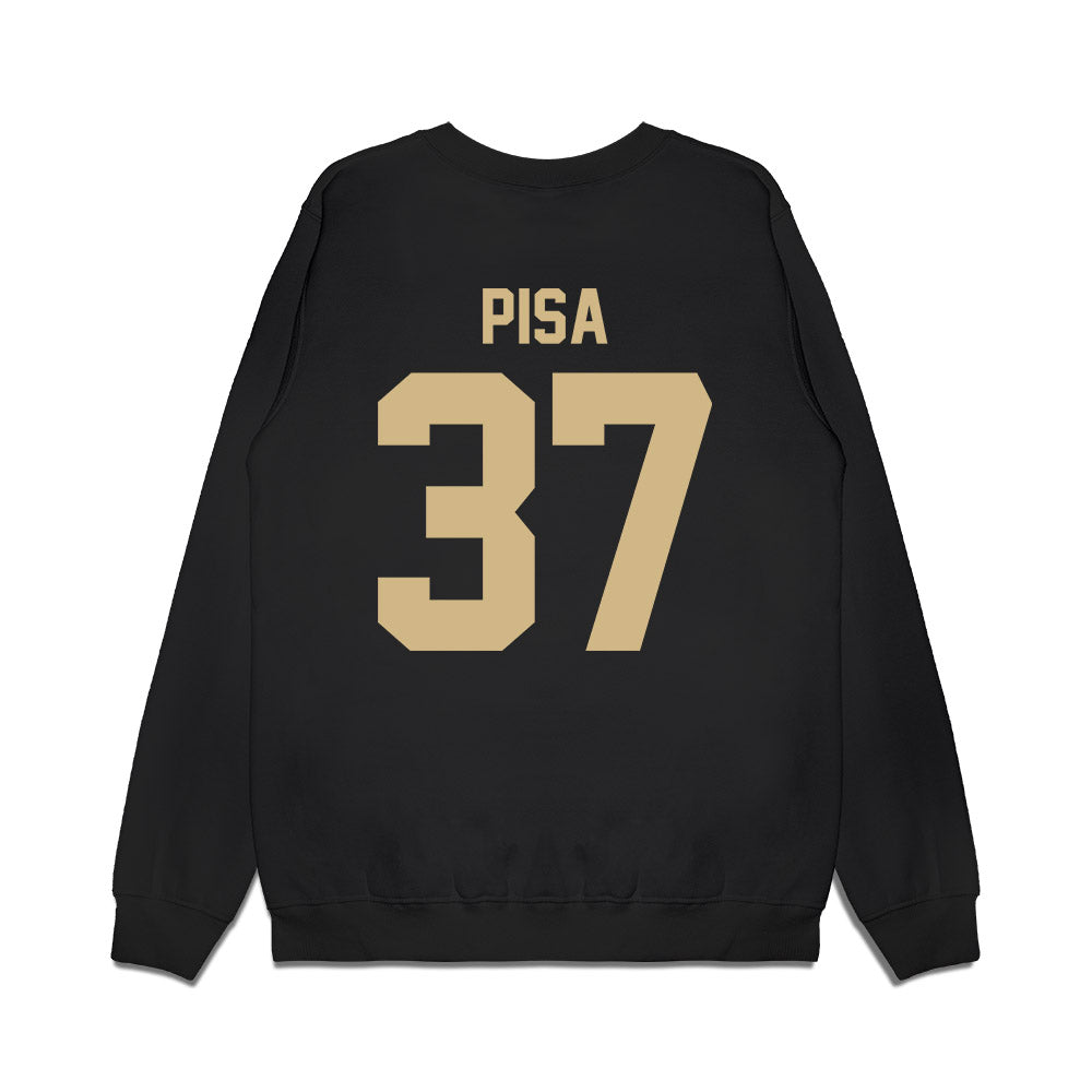 Wake Forest - NCAA Football : Owen Pisa - Vintage Helmet Premium Crewneck Sweatshirt-1