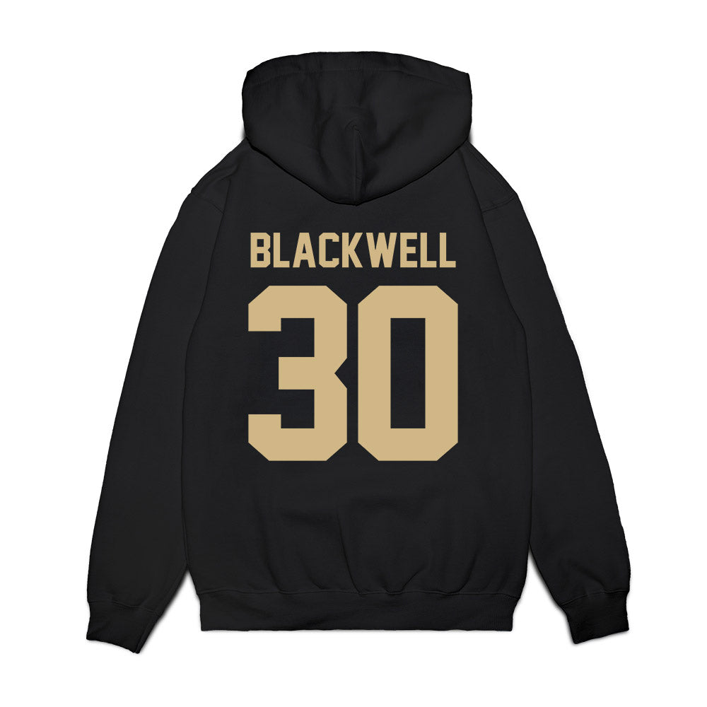 Wake Forest - NCAA Football : Jerron Blackwell - Vintage Helmet Premium Hooded Sweatshirt-1