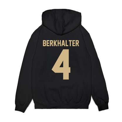 Wake Forest - NCAA Football : Sterling Berkhalter - Vintage Helmet Premium Hooded Sweatshirt-1
