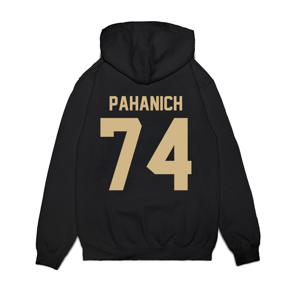 Wake Forest - NCAA Football : Nathan Pahanich - Vintage Helmet Premium Hooded Sweatshirt-1
