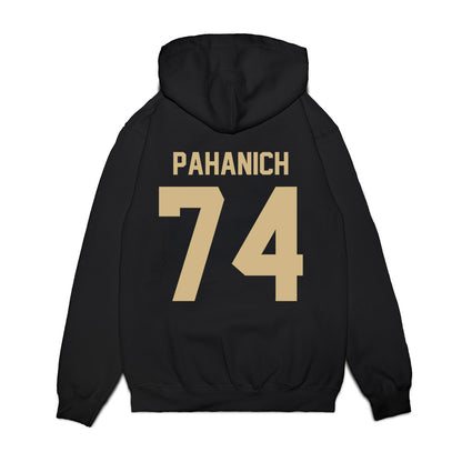 Wake Forest - NCAA Football : Nathan Pahanich - Vintage Helmet Premium Hooded Sweatshirt-1