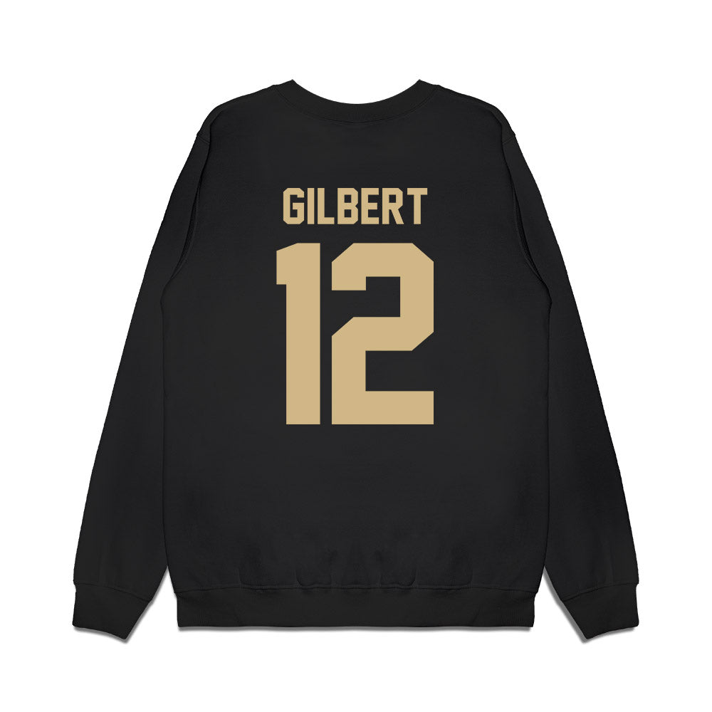 Wake Forest - NCAA Football : Jacobi Gilbert - Vintage Helmet Premium Crewneck Sweatshirt-1