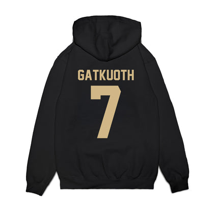 Wake Forest - NCAA Football : Nuer Gatkuoth - Vintage Helmet Premium Hooded Sweatshirt-1