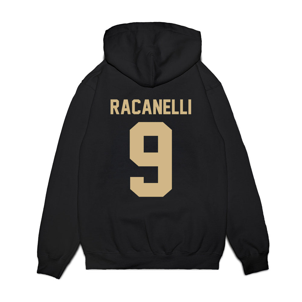 Wake Forest - NCAA Football : Sawyer Racanelli - Vintage Helmet Premium Hooded Sweatshirt-1