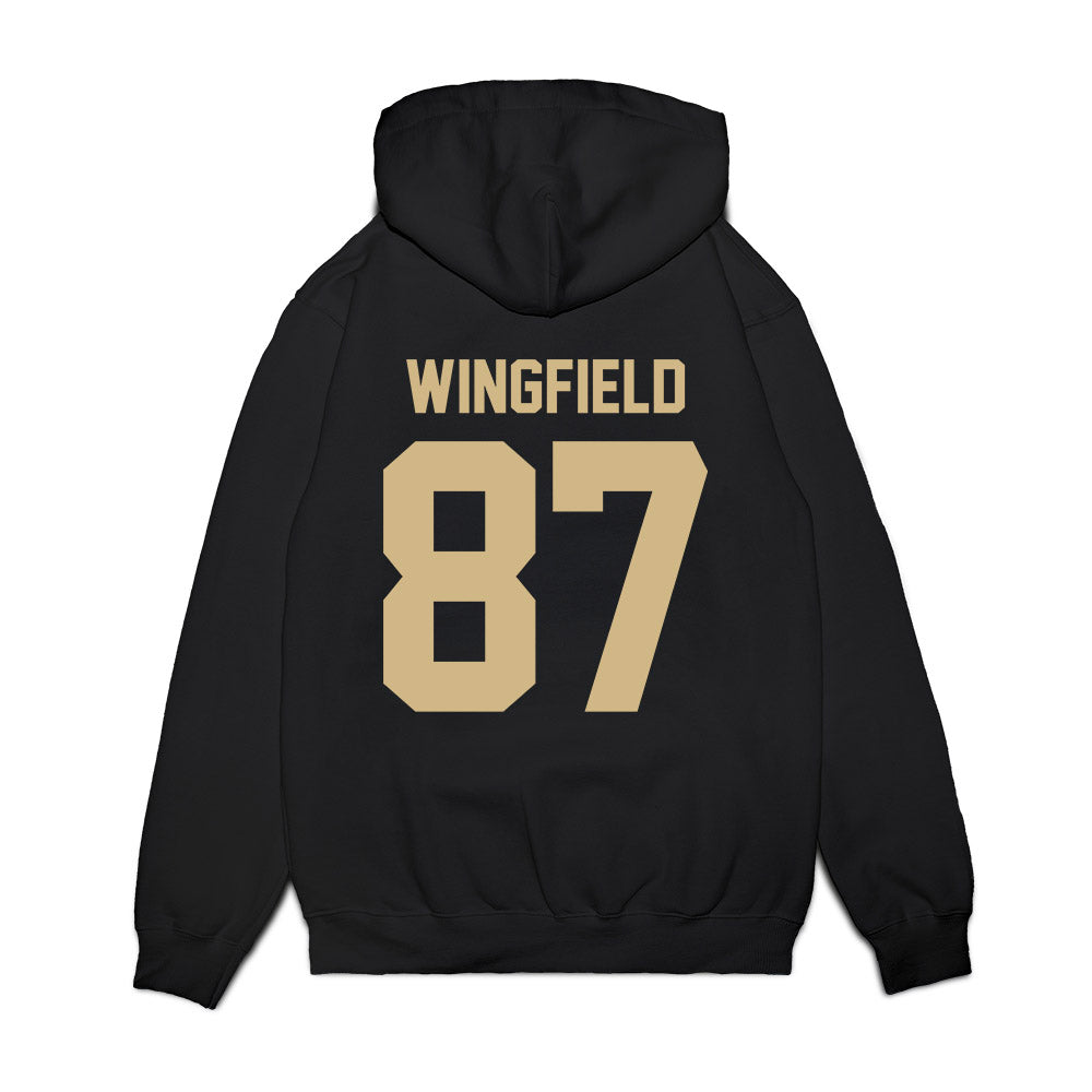 Wake Forest - NCAA Football : Charlie Wingfield - Vintage Helmet Premium Hooded Sweatshirt-1