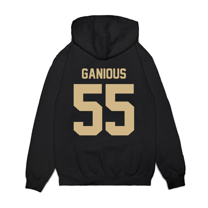 Wake Forest - NCAA Football : Bryce Ganious - Vintage Helmet Premium Hooded Sweatshirt-1