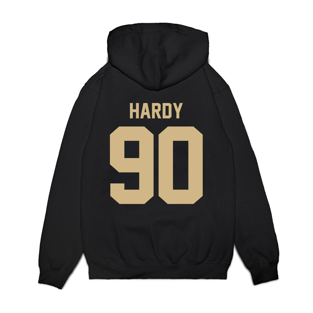 Wake Forest - NCAA Football : Cam Hardy - Vintage Helmet Premium Hooded Sweatshirt-1