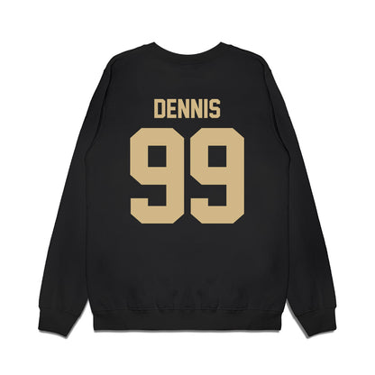 Wake Forest - NCAA Football : Matthew Dennis - Vintage Helmet Premium Crewneck Sweatshirt-1