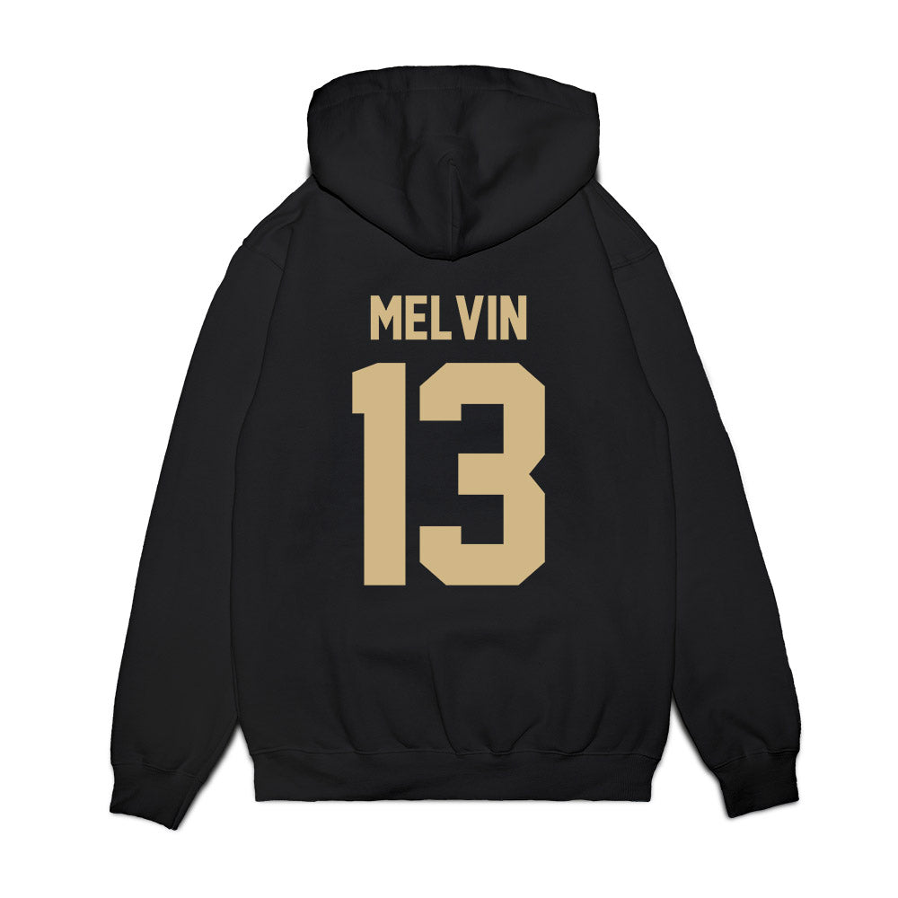 Wake Forest - NCAA Football : Jeremiah Melvin - Vintage Helmet Premium Hooded Sweatshirt-1