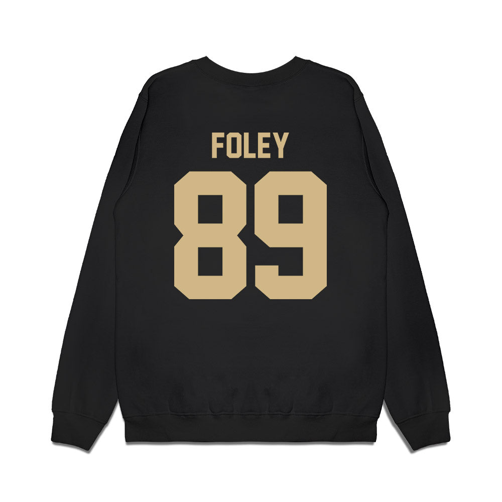 Wake Forest - NCAA Football : Jack Foley - Vintage Helmet Premium Crewneck Sweatshirt-1