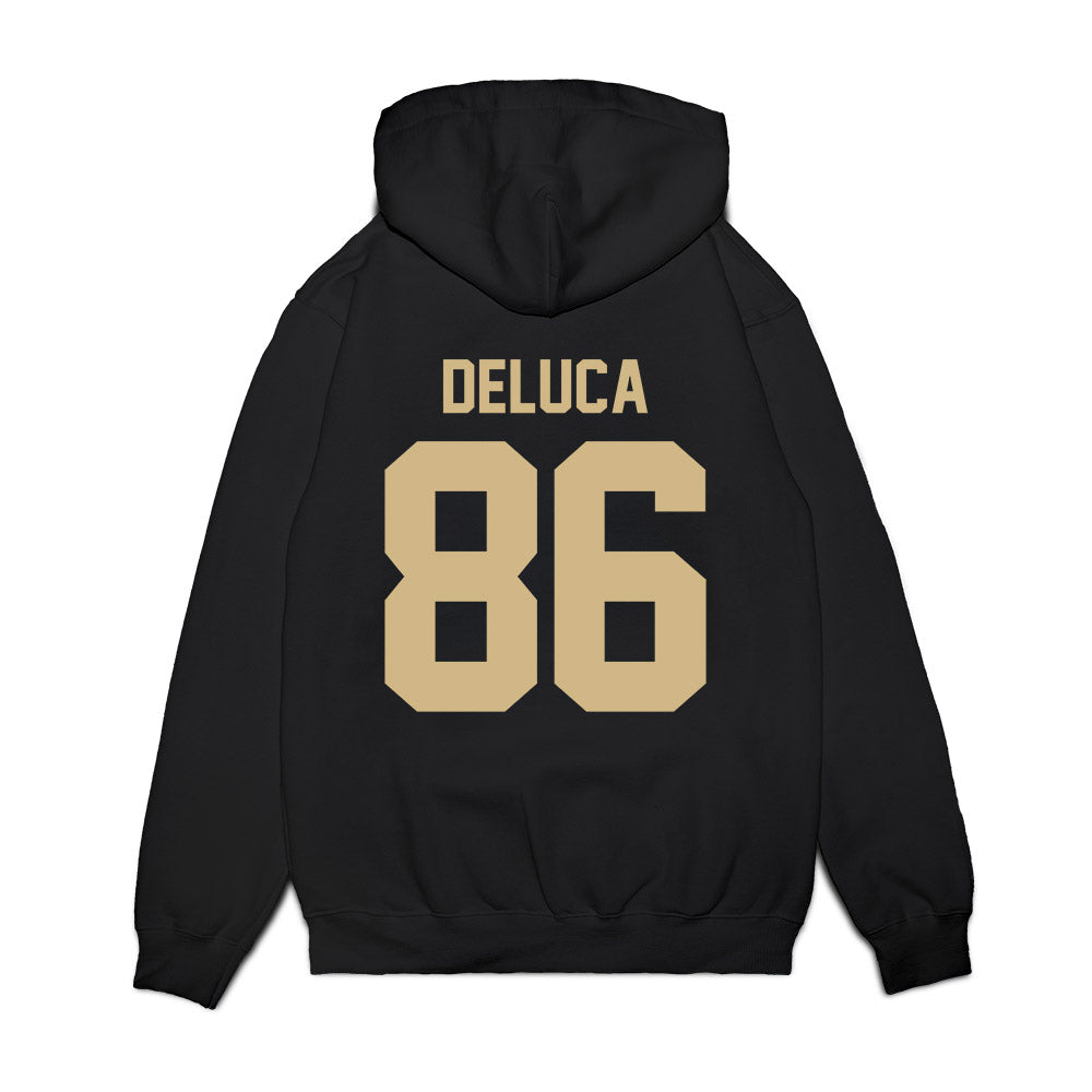 Wake Forest - NCAA Football : Dominic DeLuca - Vintage Helmet Premium Hooded Sweatshirt-1