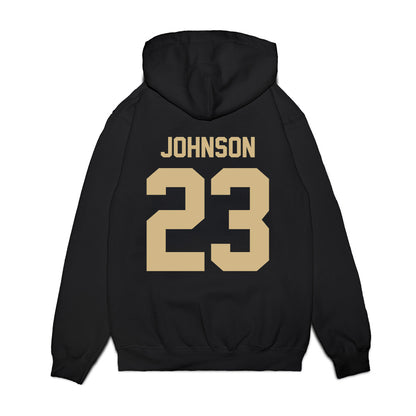 Wake Forest - NCAA Football : Braylon Johnson - Vintage Helmet Premium Hooded Sweatshirt-1