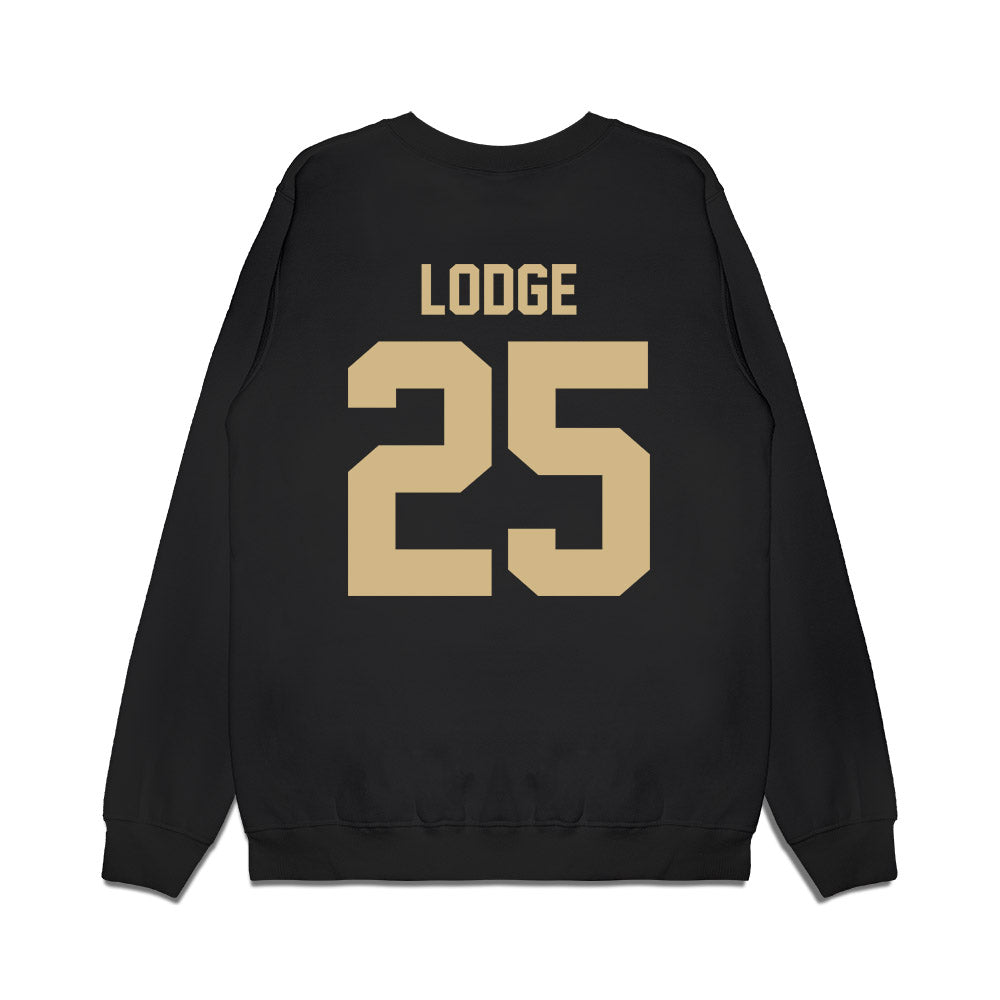 Wake Forest - NCAA Football : Harry Lodge - Vintage Helmet Premium Crewneck Sweatshirt-1