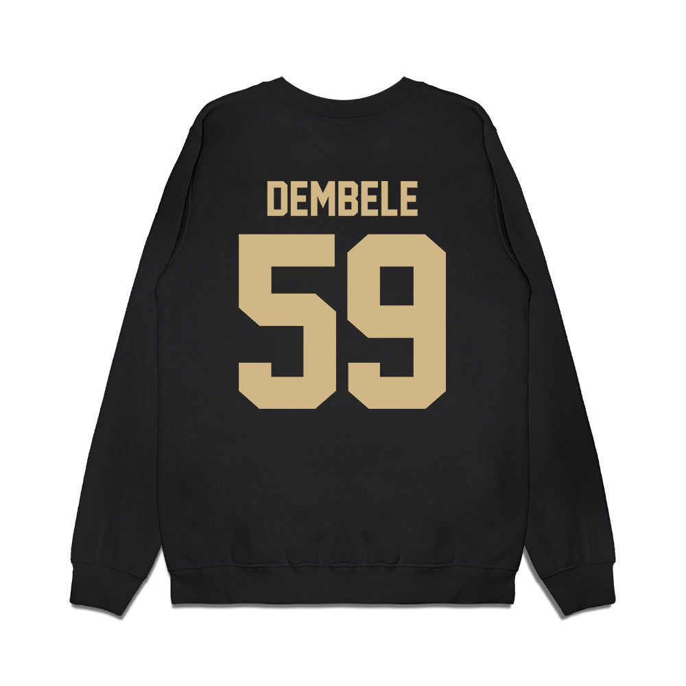 Wake Forest - NCAA Football : Kadear Dembele - Vintage Helmet Premium Crewneck Sweatshirt-1