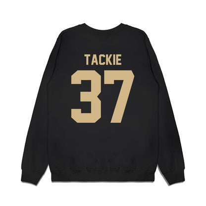 Wake Forest - NCAA Football : William Tackie - Vintage Helmet Premium Crewneck Sweatshirt-1