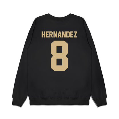 Wake Forest - NCAA Football : Carlos Hernandez - Vintage Helmet Premium Crewneck Sweatshirt-1