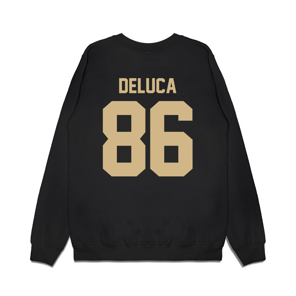 Wake Forest - NCAA Football : Dominic DeLuca - Vintage Helmet Premium Crewneck Sweatshirt-1