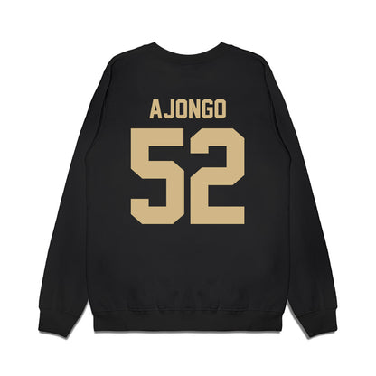 Wake Forest - NCAA Football : Uber Ajongo - Vintage Helmet Premium Crewneck Sweatshirt-1