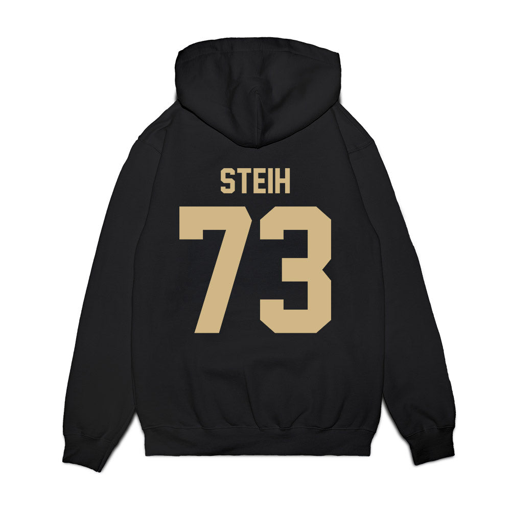 Wake Forest - NCAA Football : George Steih - Vintage Helmet Premium Hooded Sweatshirt-1