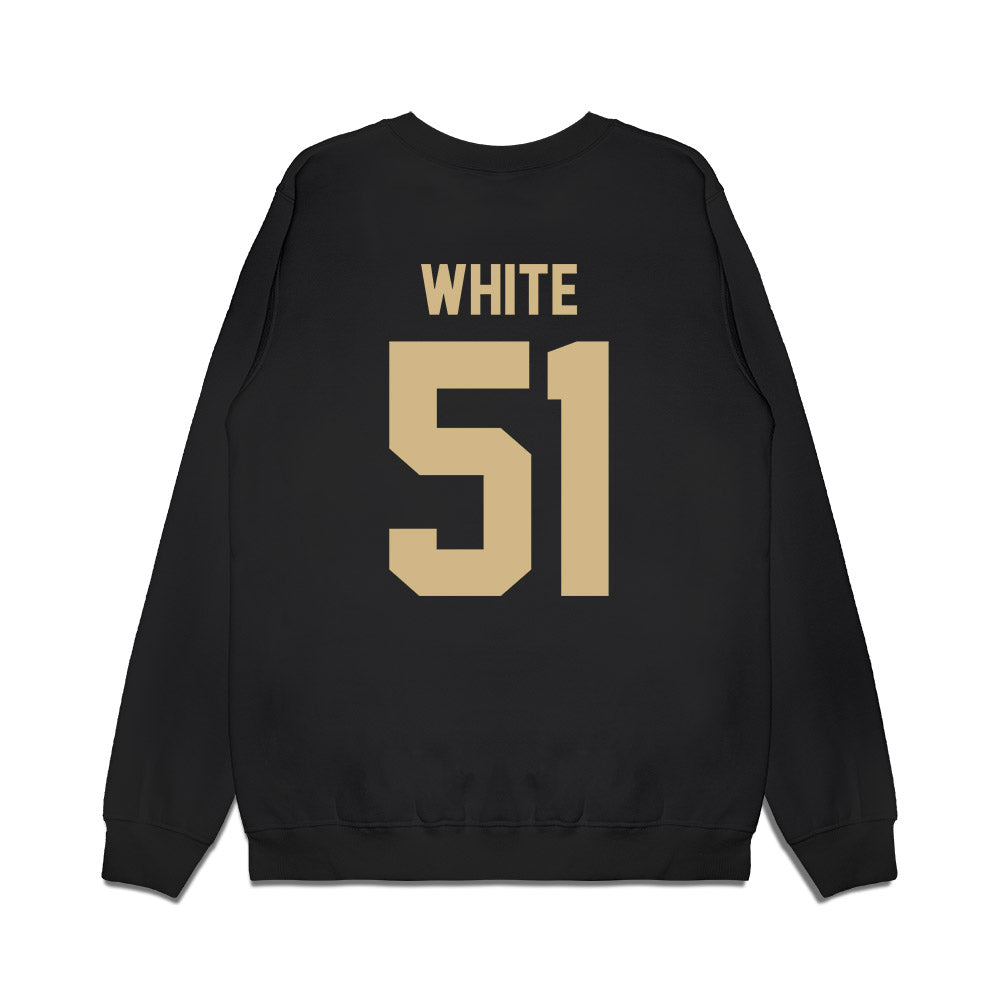 Wake Forest - NCAA Football : Luke White - Vintage Helmet Premium Crewneck Sweatshirt-1