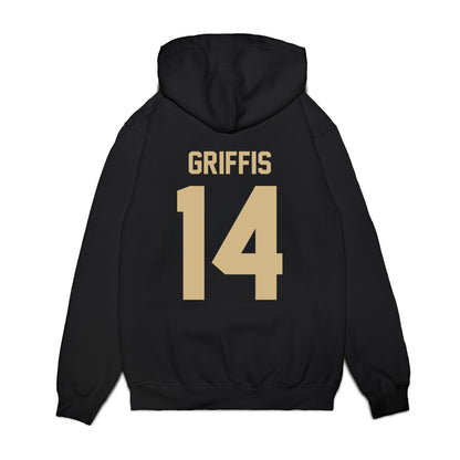 Wake Forest - NCAA Football : Brett Griffis - Vintage Helmet Premium Hooded Sweatshirt-1