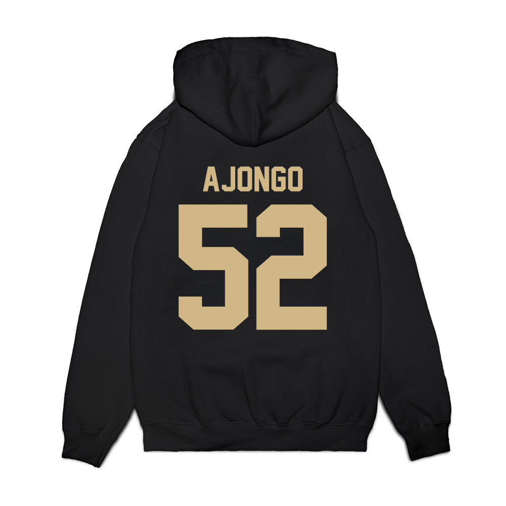 Wake Forest - NCAA Football : Uber Ajongo - Vintage Helmet Premium Hooded Sweatshirt-1