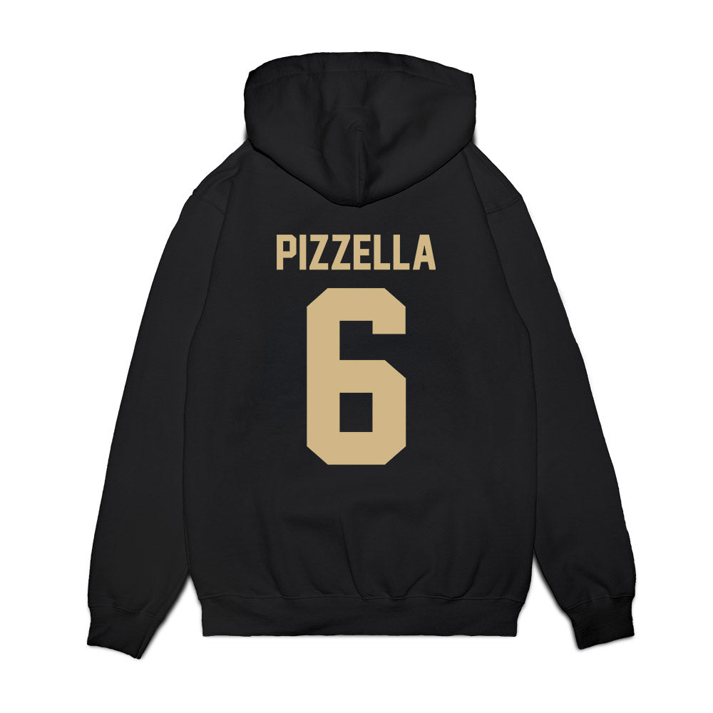 Wake Forest - NCAA Football : Steele Pizzella - Vintage Helmet Premium Hooded Sweatshirt-1