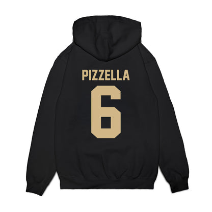 Wake Forest - NCAA Football : Steele Pizzella - Vintage Helmet Premium Hooded Sweatshirt-1