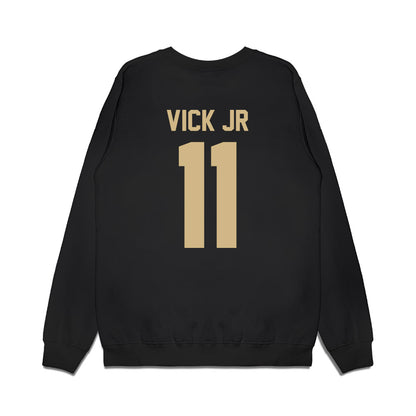 Wake Forest - NCAA Football : RJ Vick Jr - Vintage Helmet Premium Crewneck Sweatshirt-1