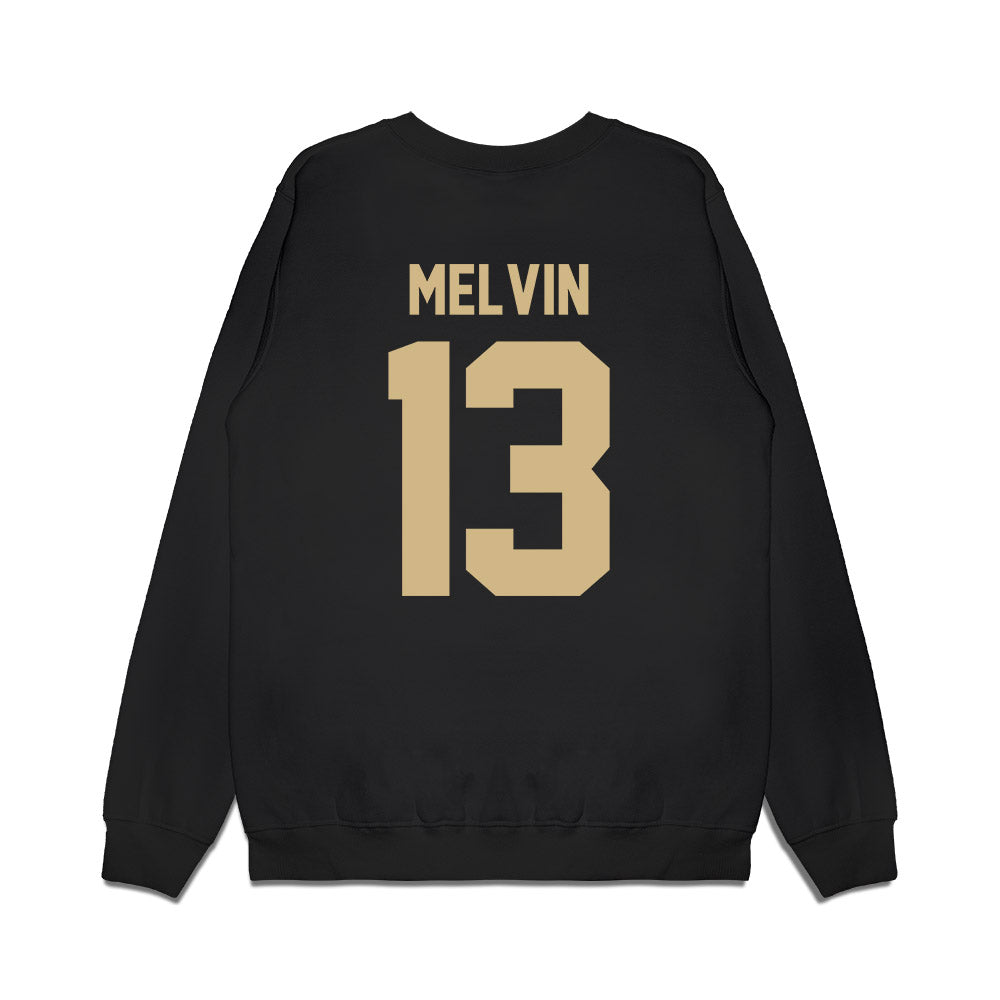 Wake Forest - NCAA Football : Jeremiah Melvin - Vintage Helmet Premium Crewneck Sweatshirt-1