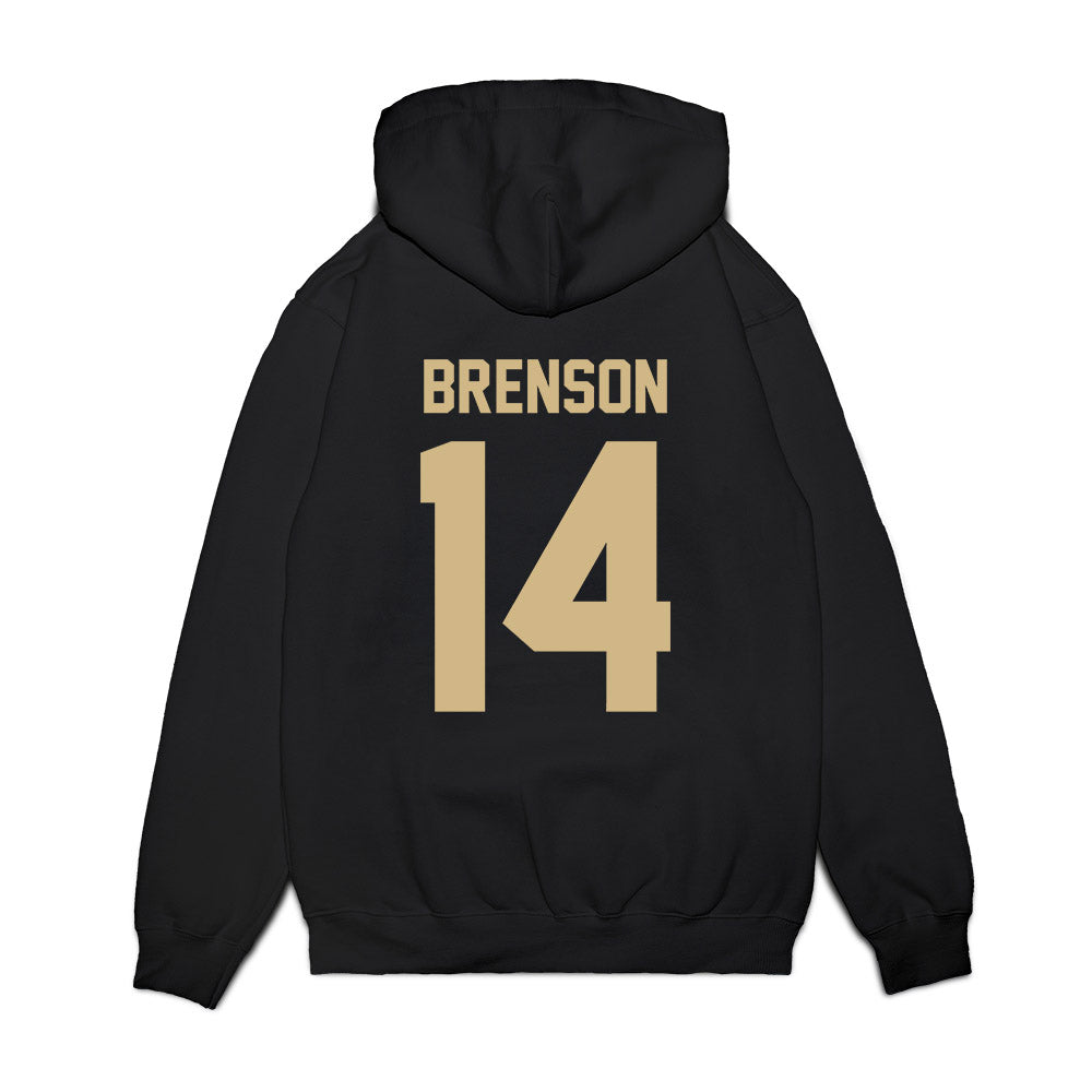 Wake Forest - NCAA Football : Chevalier Brenson - Vintage Helmet Premium Hooded Sweatshirt-1